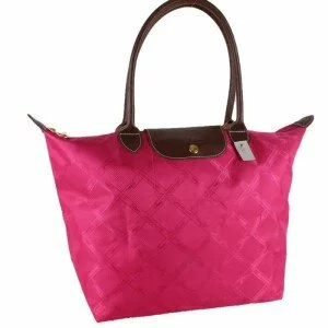 Longchamp Jacquard Bags Rose